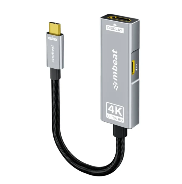 MBEAT MB-XAD-PCHD® Tough Link USB-C to HDMI Adapter with 100W PD – Space Grey 5V-20V/5A, 100W MBEAT MB-XAD-PCHD ® Tough Link USB-C to HDMI Adapter with 100W PD - Space Grey 5V-20V/5A
