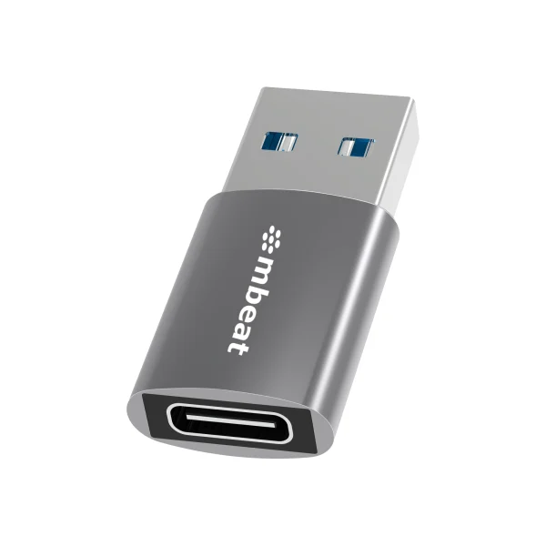 MBEAT MB-XAD-U3MCF® Elite USB 3.0 (Male) to USB-C (Female) Adapter – Converts USB-C device to MBEAT MB-XAD-U3MCF ® Elite USB 3.0 (Male) to USB-C (Female) Adapter