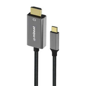 MBEAT MB-XCB-CHD18® Tough Link 1.8m 4K USB-C to HDMI Cable – Extend USB-C Laptop, Tablet or MBEAT MB-XCB-CHD18 ® Tough Link 1.8m 4K USB-C to HDMI Cable - Extend USB-C Laptop