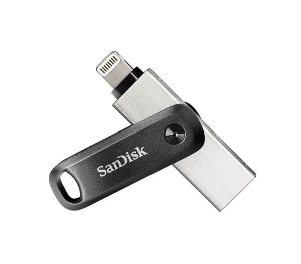 Sandisk SDIX60N-128G-GN6NE 128G iXpand Flash Drive Go SDIx60N USB-A Lightning USB 3.0 Silver