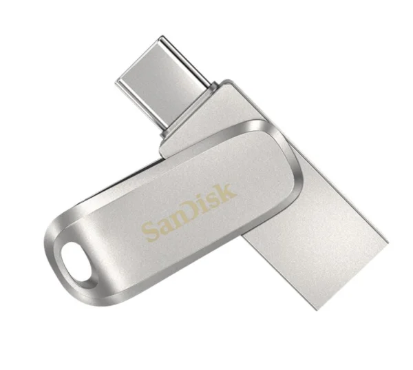 Sandisk SDDDC4-128G-G46 128GB Ultra Dual Drive Luxe USB-C & USB-A Flash Drive Memory Stick