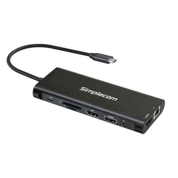 Simplecom CHT814 14-in-1 USB-C 4K Triple Display MST Docking Station with Dual HDMI DP Simplecom CHT814 14-in-1 USB-C 4K Triple Display MST Docking Station with Dual HDMI DP