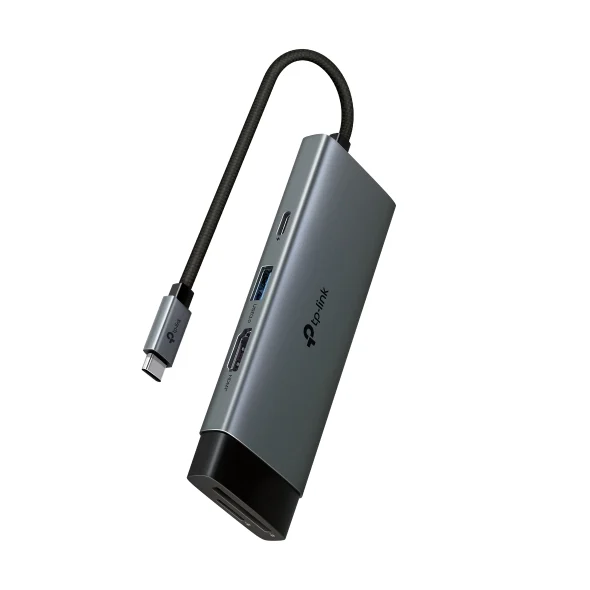 TP-Link UH7021C USB Type-C 7-in-1 Hub, 4K@60Hz HDMI, SD & microSD UHS-I, 100W Power Delivery