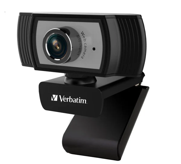 Verbatim 1080p Full HD Webcam – Black/Silver FHD 1920×1080, 2.0 Mega Pixels, Compatible Verbatim 1080p Full HD Webcam - Black/Silver FHD 1920x1080, 2.0 Mega Pixels, Compatible
