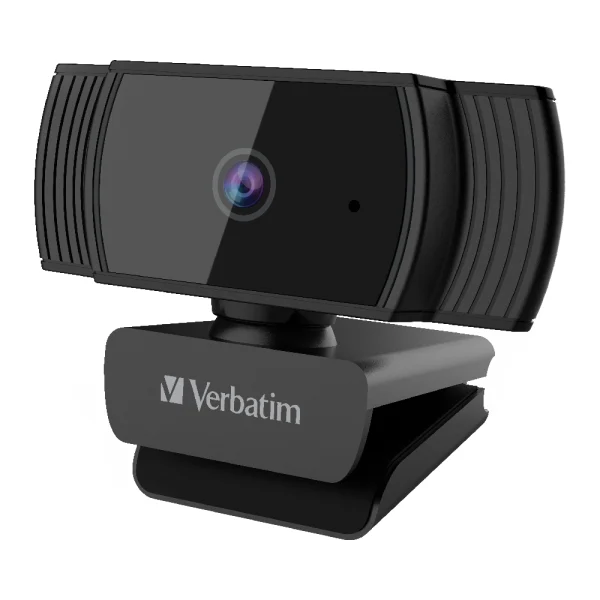 Verbatim Webcam Full HD 1080P with Auto Focus – Black Verbatim Webcam Full HD 1080P with Auto Focus - Black