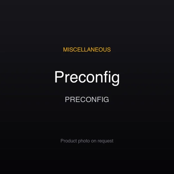 Preconfig PRECONFIG