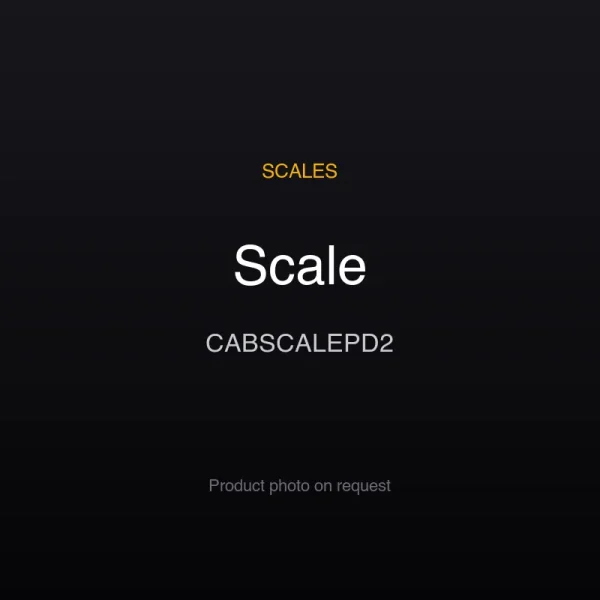 Scale CABSCALEPD2 Scale CABSCALEPD2