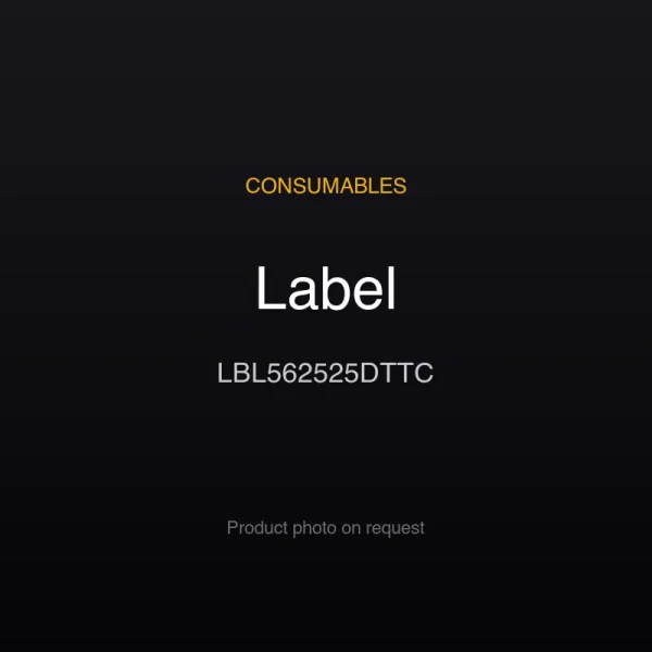 Label LBL562525DTTC