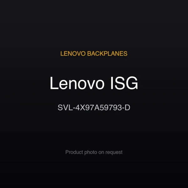 Lenovo ISG SVL-4X97A59793-D Lenovo ISG SVL-4X97A59793-D