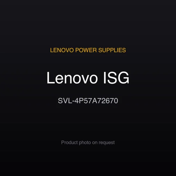 Lenovo ISG SVL-4P57A72670