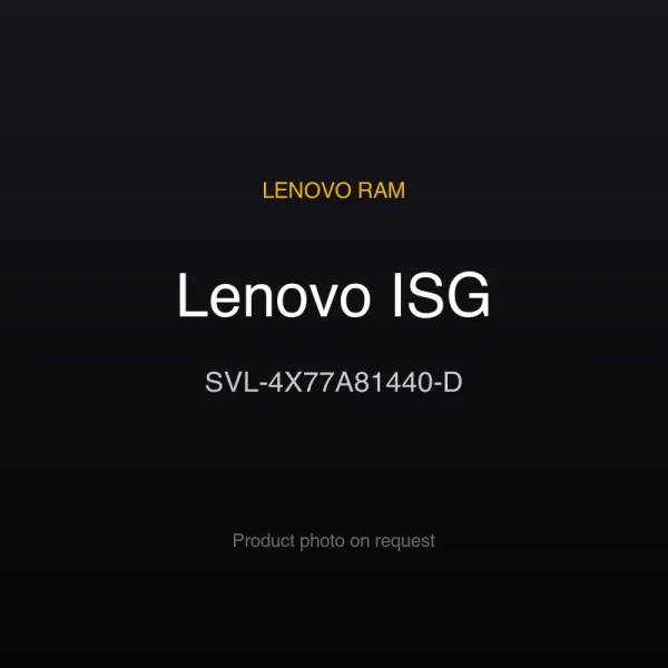 Lenovo ISG SVL-4X77A81440-D Lenovo ISG SVL-4X77A81440-D