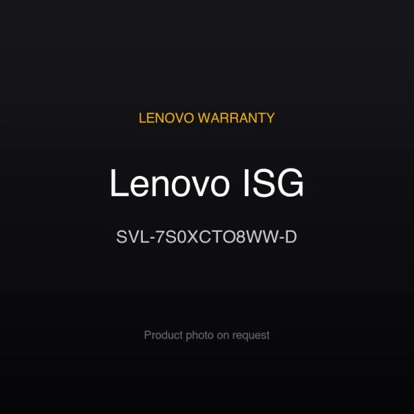 Lenovo ISG SVL-7S0XCTO8WW-D Lenovo ISG SVL-7S0XCTO8WW-D