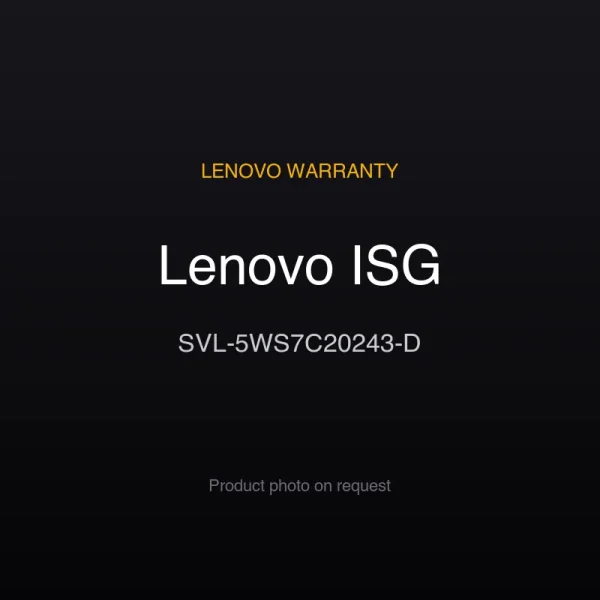 Lenovo ISG SVL-5WS7C20243-D Lenovo ISG SVL-5WS7C20243-D