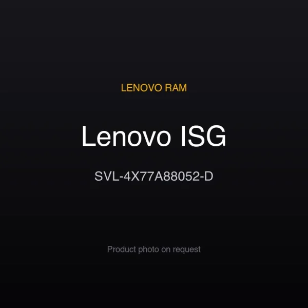 Lenovo ISG SVL-4X77A88052-D Lenovo ISG SVL-4X77A88052-D