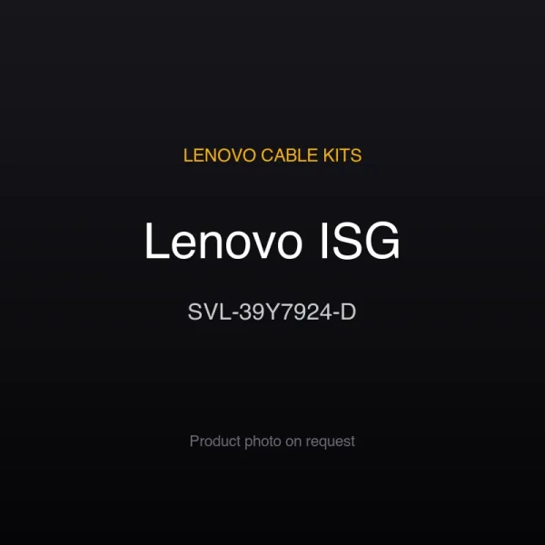 Lenovo ISG SVL-39Y7924-D Lenovo ISG SVL-39Y7924-D