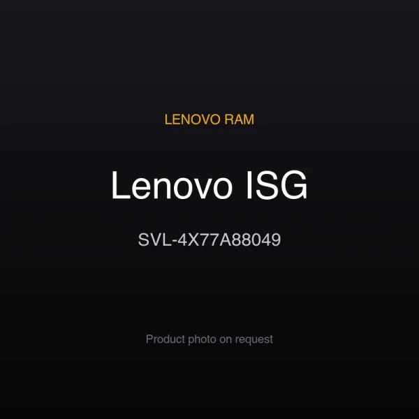 Lenovo ISG SVL-4X77A88049 Lenovo ISG SVL-4X77A88049