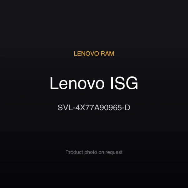 Lenovo ISG SVL-4X77A90965-D