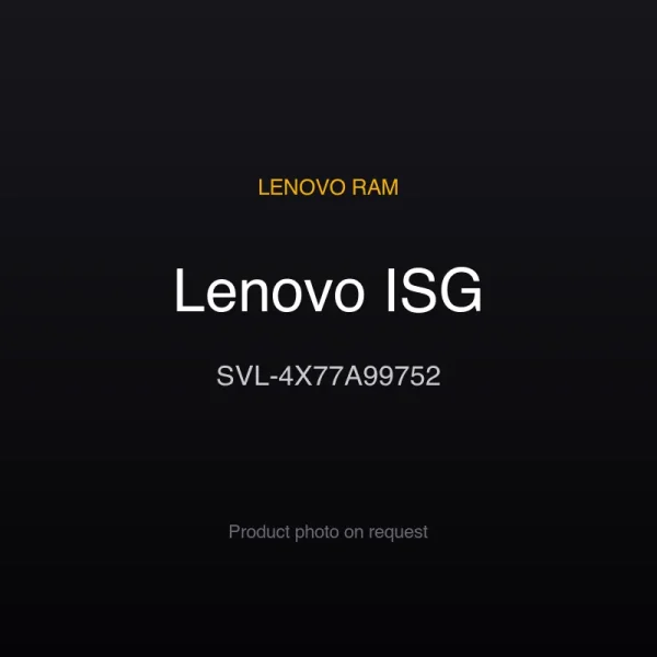 Lenovo ISG SVL-4X77A99752 Lenovo ISG SVL-4X77A99752
