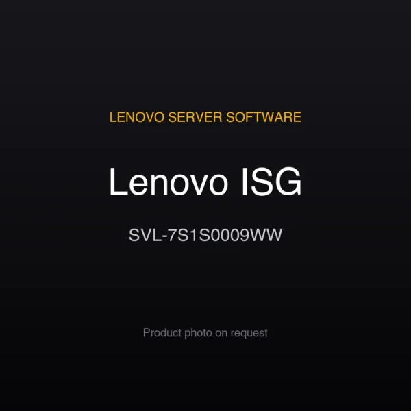 Lenovo ISG SVL-7S1S0009WW Lenovo ISG SVL-7S1S0009WW