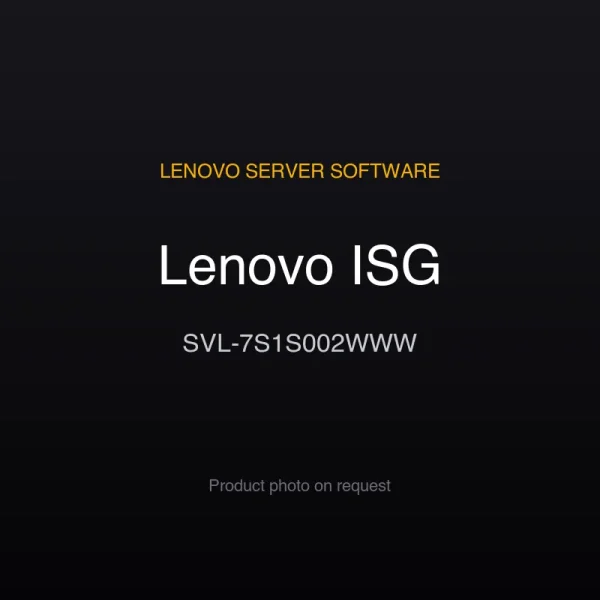 Lenovo ISG SVL-7S1S002WWW Lenovo ISG SVL-7S1S002WWW