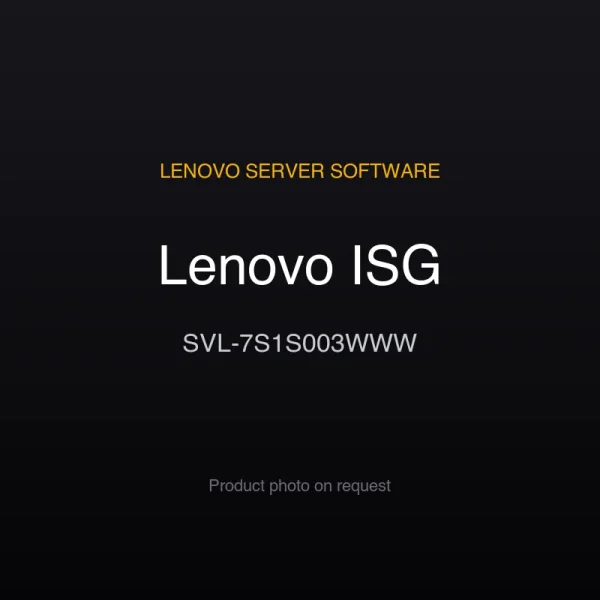 Lenovo ISG SVL-7S1S003WWW
