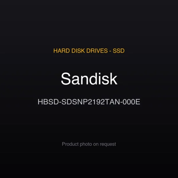 Sandisk HBSD-SDSNP2192TAN-000E Sandisk HBSD-SDSNP2192TAN-000E