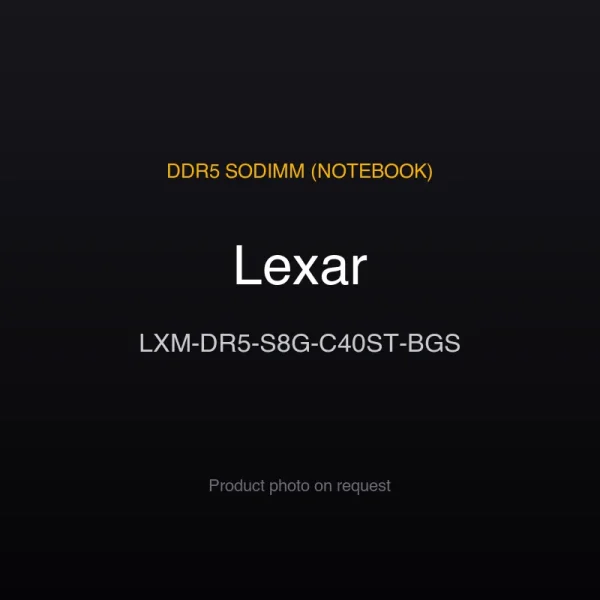 Lexar LXM-DR5-S8G-C40ST-BGS Lexar LXM-DR5-S8G-C40ST-BGS